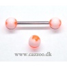 TP1038 tunge piercing med orange stjerne