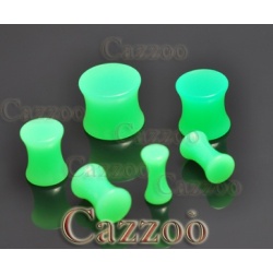 PL152 Neon grøn Acrylic plug