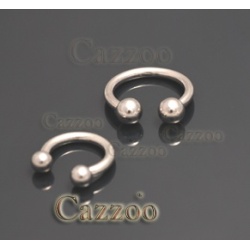 CP107 2mm halvrund Piercing ring