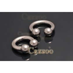 CP113 4mm halvrund Piercing ring