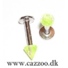 LAB10021 labret spike klar neongrøn