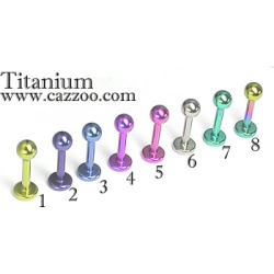 TIT-LB-1007 Titanium labret piercing