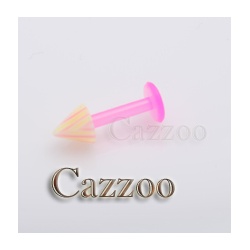 LABF27 Flexy plast labret neongul pink spike